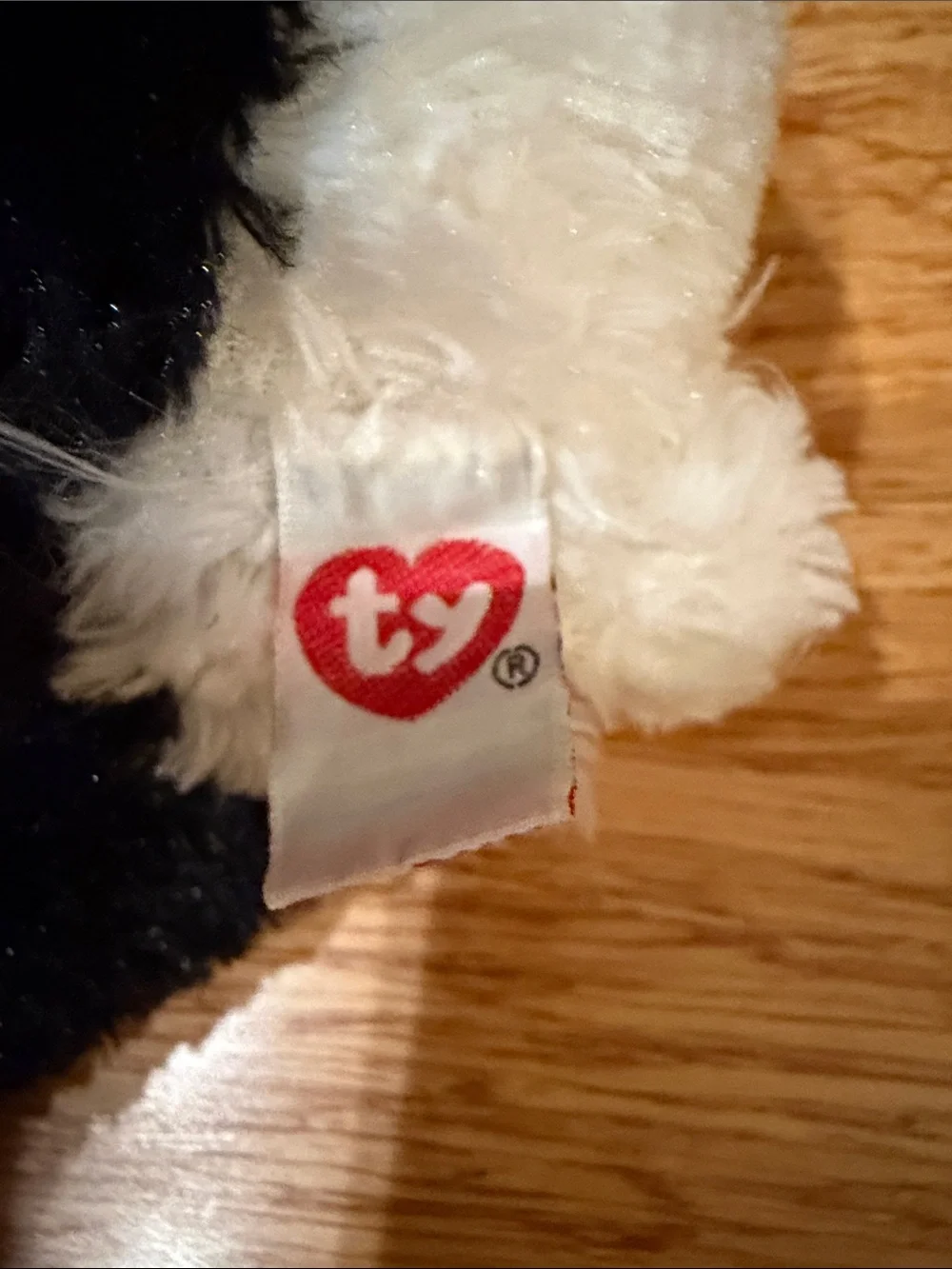 Ty Classic Beckett the Panda plush - Soft Black and White Stuffed Animal.